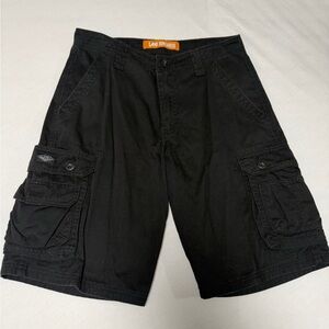 Lee Men's Black Cargo Shorts